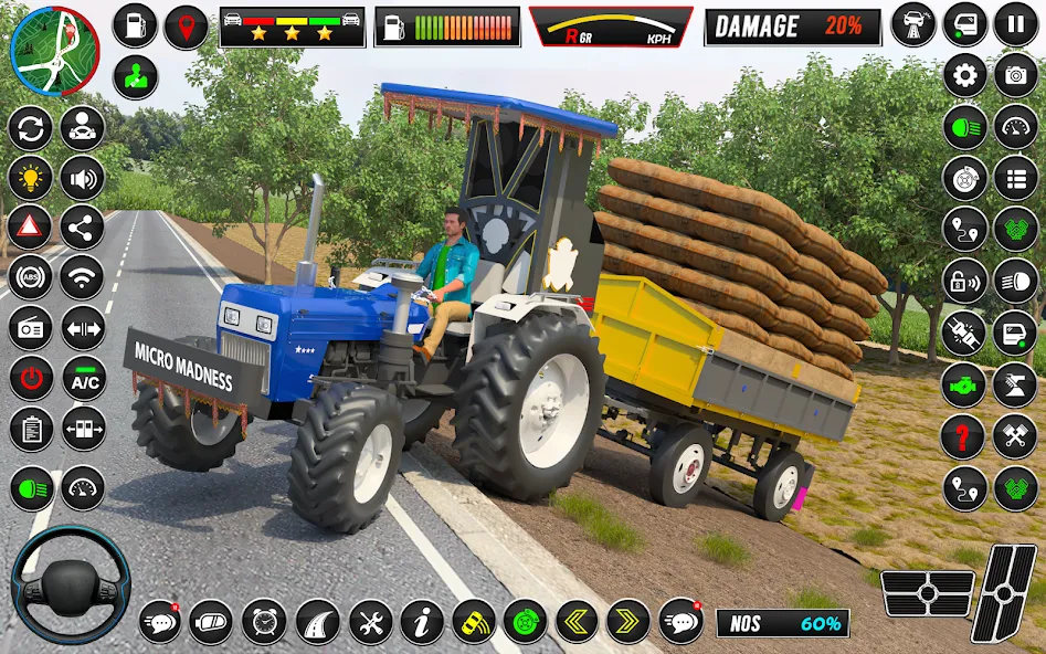 Скачать Indian Tractor Games Simulator [MOD: безлимитные деньги и топливо] — скриншот 4