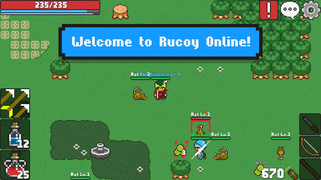 Скачать Rucoy Online - MMORPG MMO RPG [MOD: безлимитная энергия и быстрый прогресс] — скриншот 1