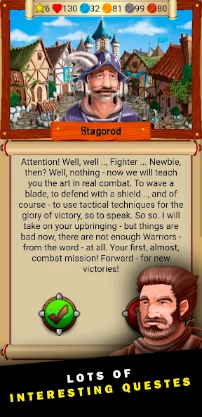 MMOQuest (mobitva] [MOD: безлимитные ресурсы и быстрая прокачка] — Скачать бесплатно (APK) — скриншот 3