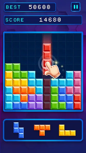 Скачать Block Puzzle: Popular Game [MOD: безлимитные подсказки и бонусы] на телефон — скриншот 3