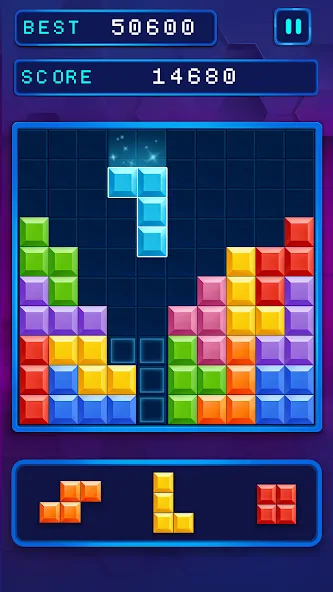 Скачать Block Puzzle: Popular Game [MOD: безлимитные подсказки и бонусы] на телефон — скриншот 5