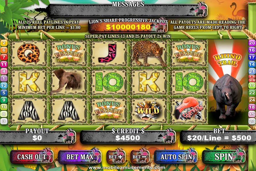 Flamingo Safari Slots [MOD: безлимитные монеты и бонусы] (Бесплатно / APK) — скриншот 1