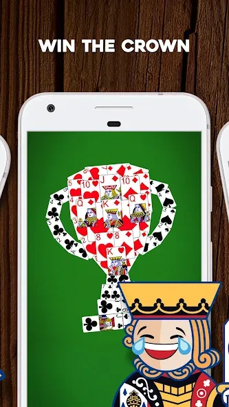 Crown Solitaire: Card Game [MOD: безлимитные подсказки и отмена ходов] на Андроид — скриншот 3
