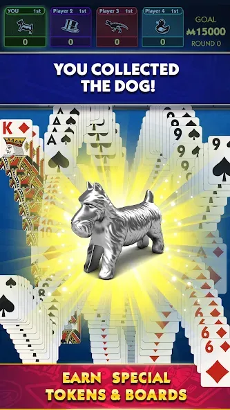 Скачать MONOPOLY Solitaire: Card Games [MOD: безлимитные монеты и разблокированы колоды] — скриншот 3