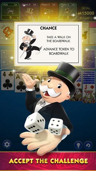 Скачать MONOPOLY Solitaire: Card Games [MOD: безлимитные монеты и разблокированы колоды] — скриншот 5