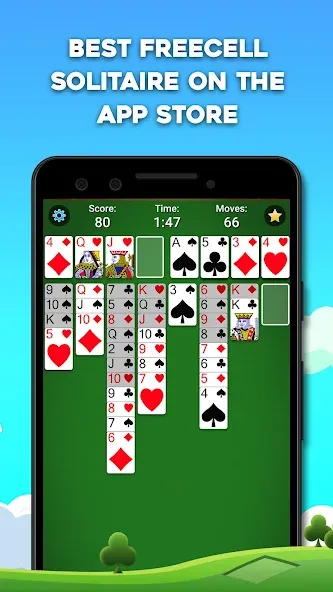 FreeCell Solitaire: Card Games [MOD: безлимитные подсказки и отмены ходов] на Андроид — скриншот 2