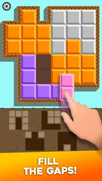 Block Puzzle Cats [MOD: безлимитные подсказки и убрана реклама] (Бесплатно / APK) — скриншот 2