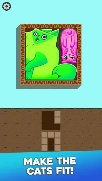 Block Puzzle Cats [MOD: безлимитные подсказки и убрана реклама] (Бесплатно / APK) — скриншот 3