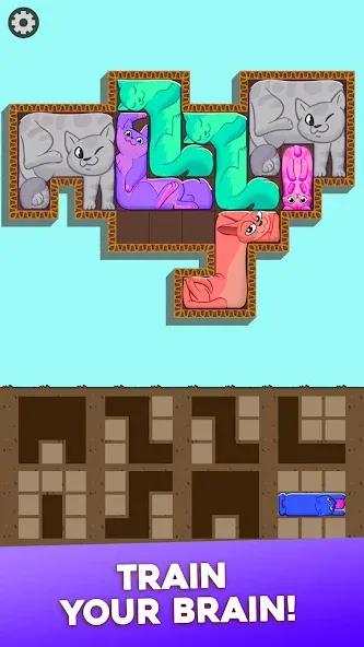Block Puzzle Cats [MOD: безлимитные подсказки и убрана реклама] (Бесплатно / APK) — скриншот 4