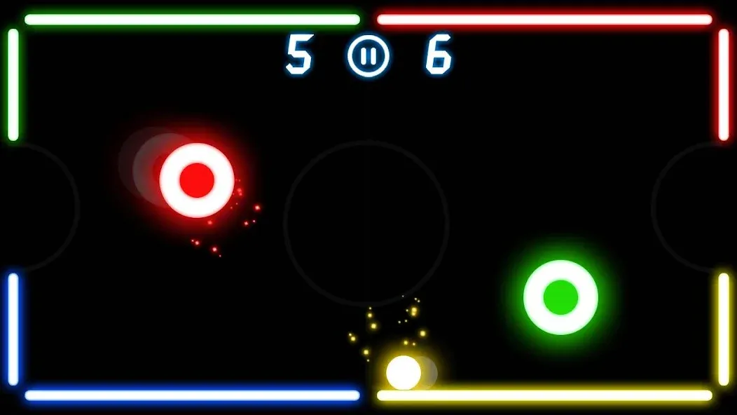 Air Hockey Challenge [MOD: безлимитные шайбы и усиленная клюшка] на Андроид — скриншот 1