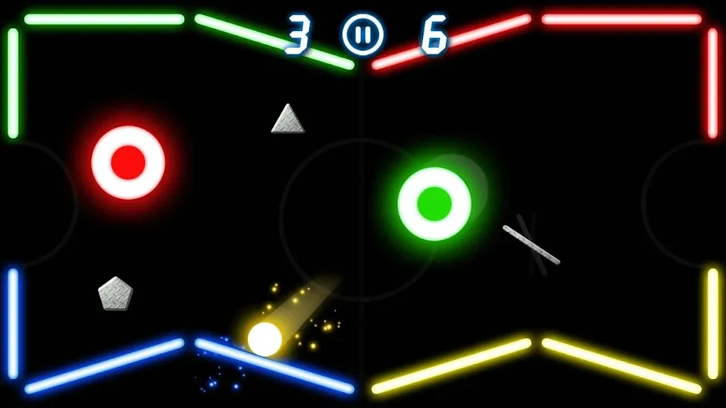 Air Hockey Challenge [MOD: безлимитные шайбы и усиленная клюшка] на Андроид — скриншот 3