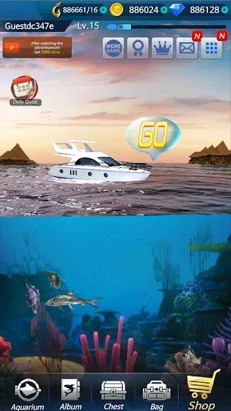 Скачать Fishing Championship [MOD: безлимитные монеты и энергии] на телефон — скриншот 5