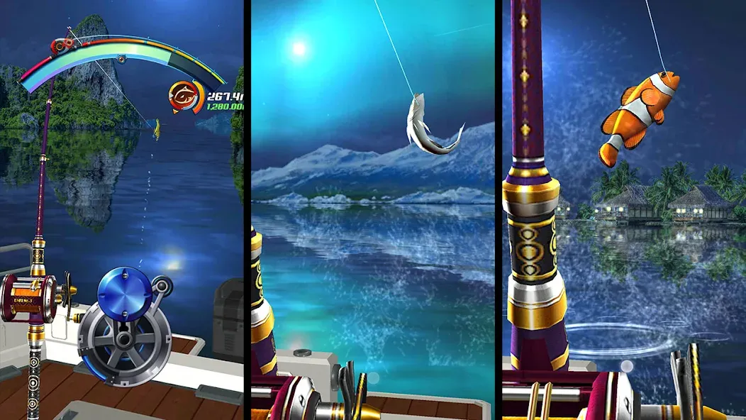 Fishing Hook [MOD: безлимитные деньги и энергия] на Андроид — скриншот 1