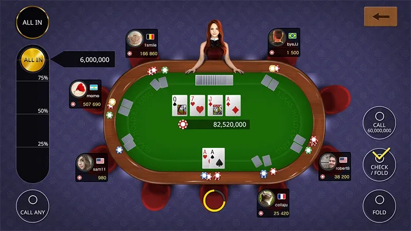 Texas holdem poker king [MOD: безлимитные фишки и все функции открыты] последняя версия — скриншот 1