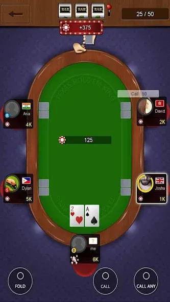 Texas holdem poker king [MOD: безлимитные фишки и все функции открыты] последняя версия — скриншот 4