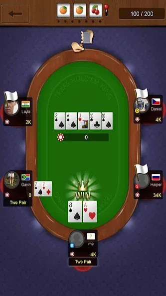 Texas holdem poker king [MOD: безлимитные фишки и все функции открыты] последняя версия — скриншот 5