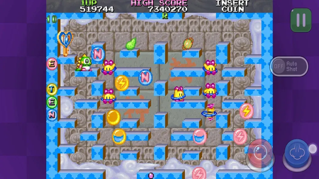 Bubble Bobble 2 classic [MOD: бесконечные жизни и бонусы] (Бесплатно / APK) — скриншот 1