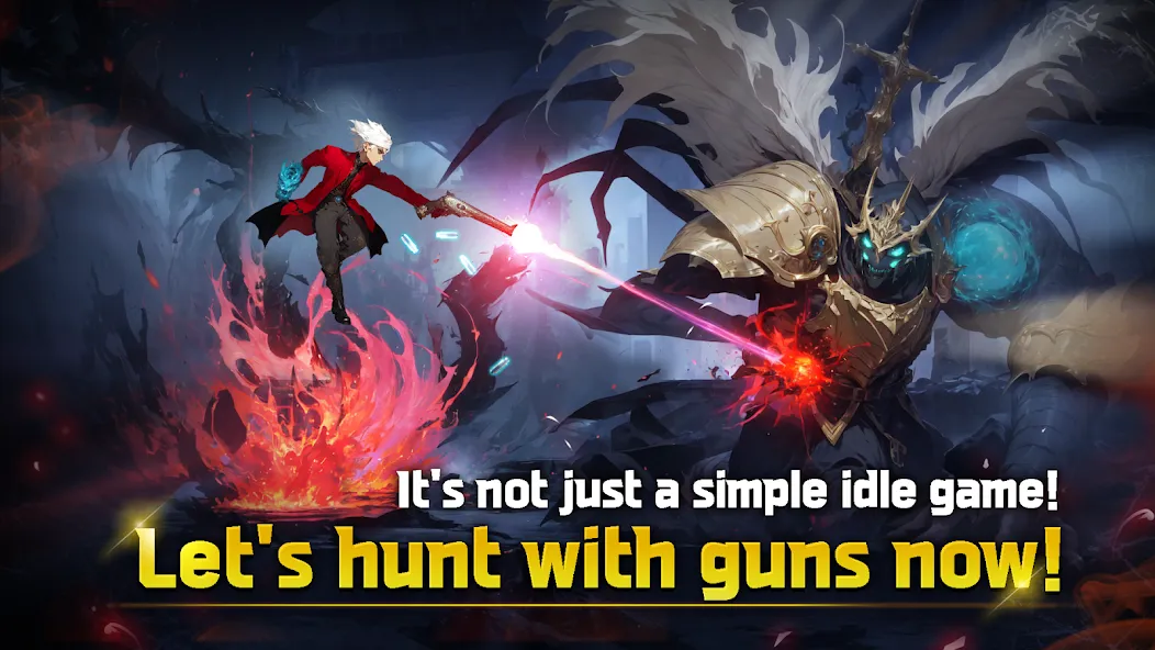 Скачать Devil Hunter Idle [MOD: безлимитные деньги и оружие] — скриншот 1