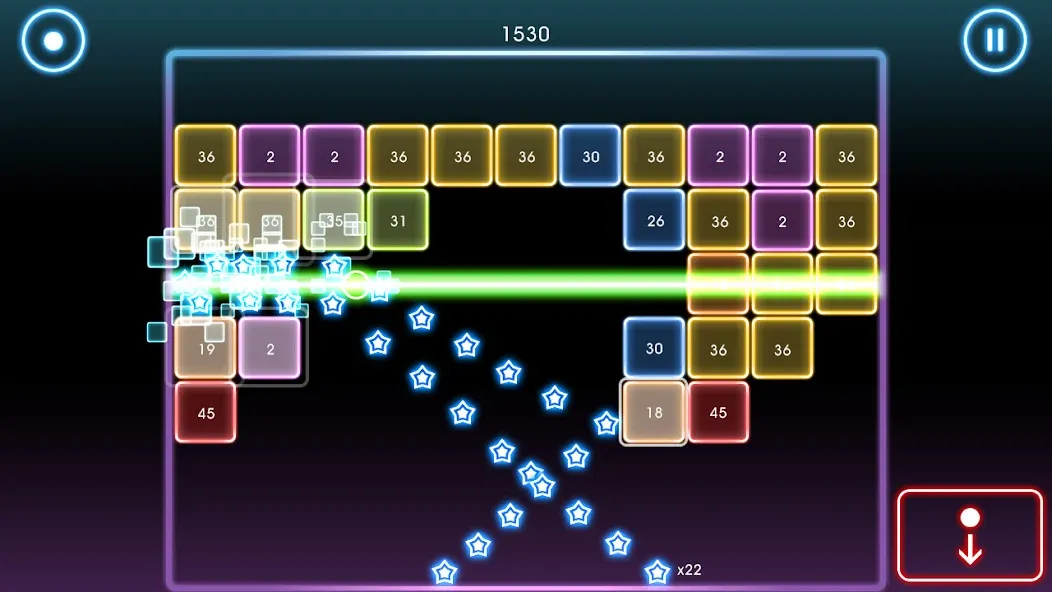 Скачать взлом Bricks Breaker Quest [MOD: безлимитные жизни и монеты] — скриншот 2