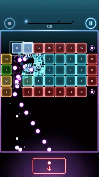 Скачать взлом Bricks Breaker Quest [MOD: безлимитные жизни и монеты] — скриншот 4