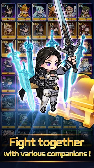 Valkyrie Idle [MOD: безлимитные ресурсы и усиленные герои] — Скачать бесплатно (APK) — скриншот 5