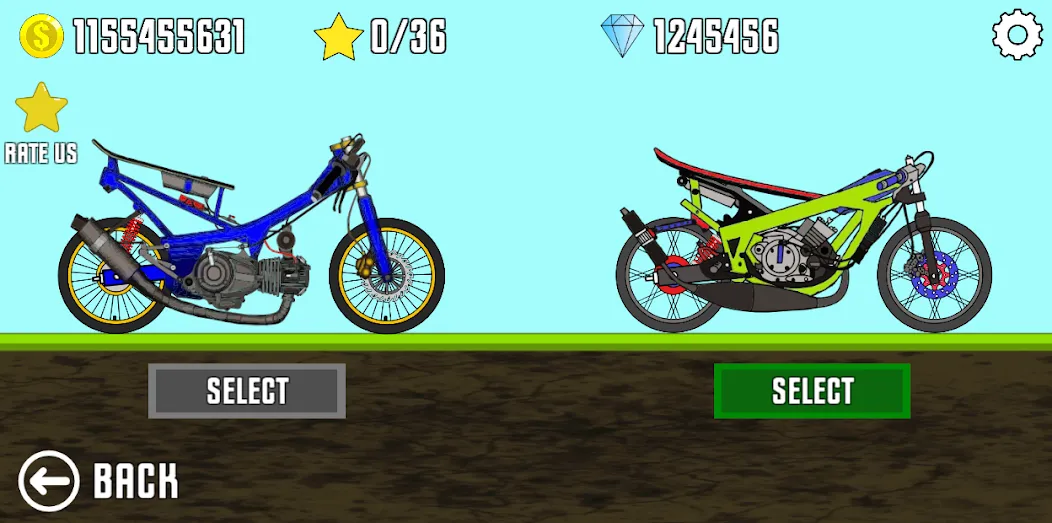 Взломанная Drag Racing Bike [MOD: безлимитные деньги и топливо] на Андроид — скриншот 2