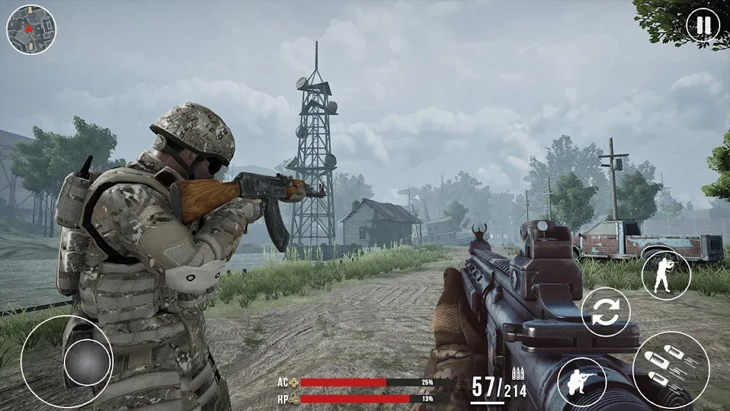 Modern Commando Warfare Combat [MOD: безлимитные боеприпасы и оружие] (Бесплатно / APK) — скриншот 2