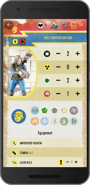 Fallout: Wasteland Warfare [MOD: безлимитные ресурсы и усиленные персонажи] на Андроид — скриншот 4