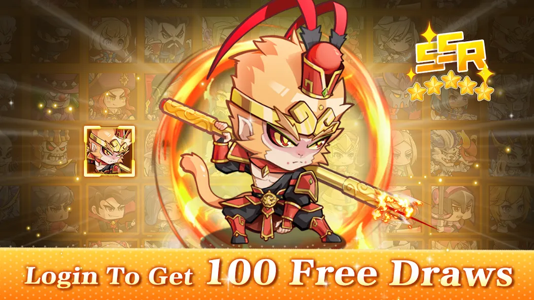 Mythic Summon: Idle RPG [MOD: безлимитные ресурсы и герои] на Андроид — скриншот 2
