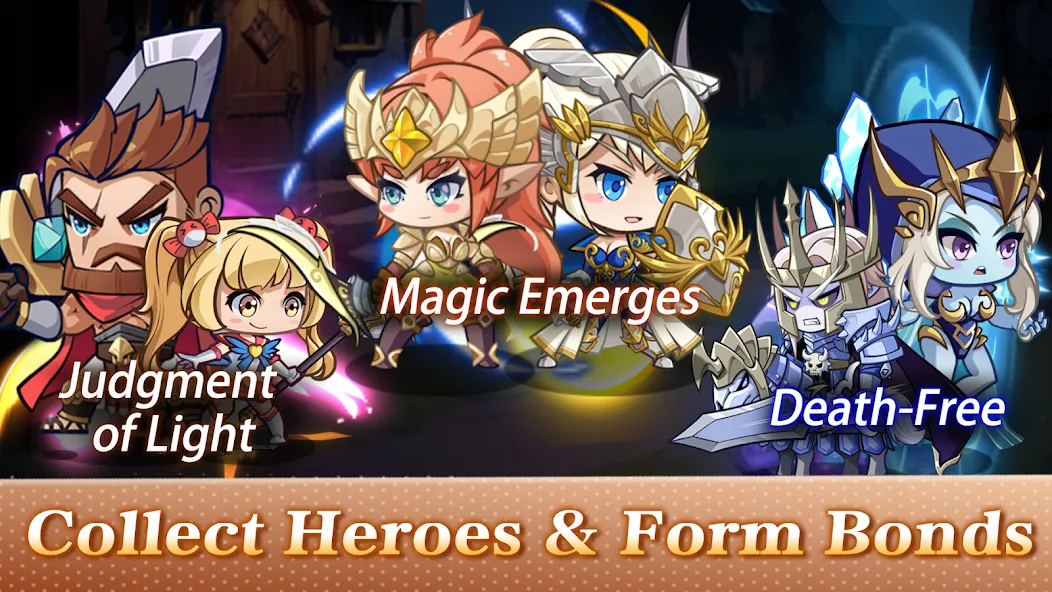 Mythic Summon: Idle RPG [MOD: безлимитные ресурсы и герои] на Андроид — скриншот 5