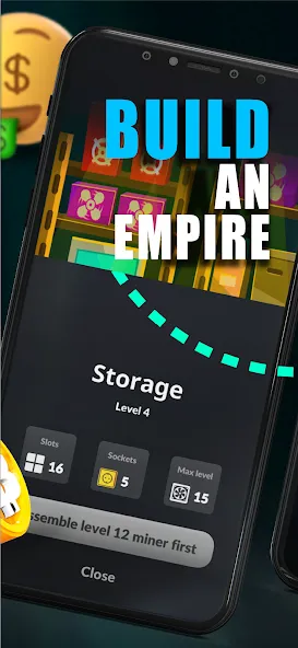 Merge Crypto Miner: Earn Money [MOD: безлимитные деньги и ускоренная добыча] последняя версия — скриншот 3