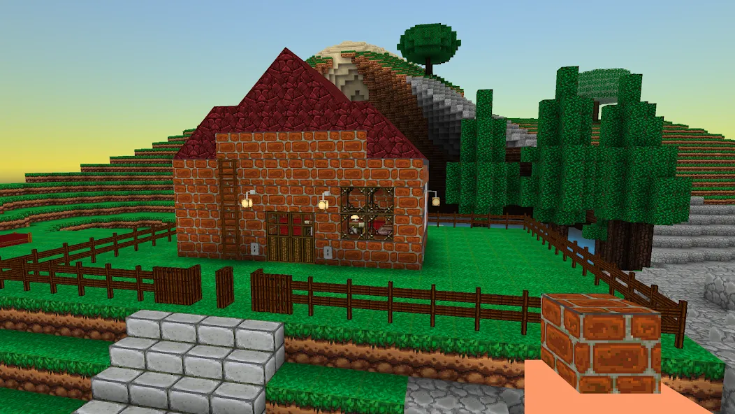 BlockBuild Craft a Dream World [MOD: безлимитные ресурсы и открыты все предметы] (Бесплатно / APK) — скриншот 2