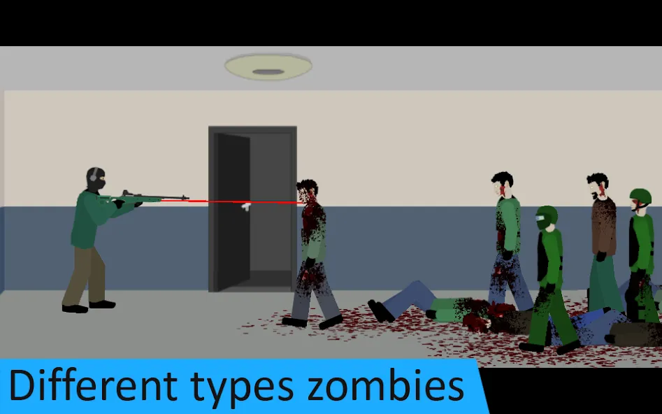 Flat Zombies: Defense&Cleanup [MOD: безлимитные деньги и патроны] (Бесплатно / APK) — скриншот 2