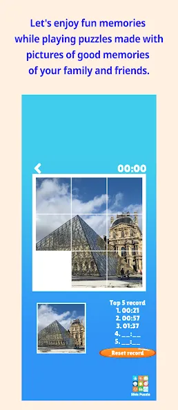 Скачать Slide Puzzle with your photo [MOD: без рекламы и все уровни открыты] на телефон — скриншот 1