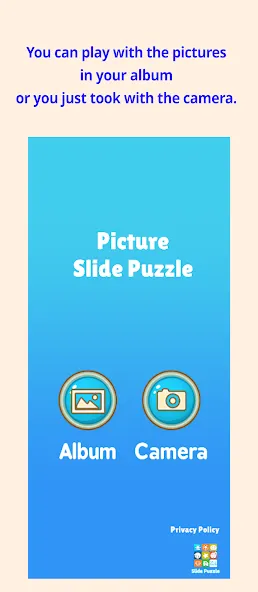 Скачать Slide Puzzle with your photo [MOD: без рекламы и все уровни открыты] на телефон — скриншот 2