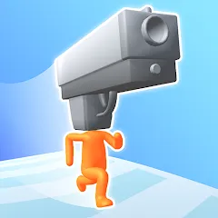 Взломанная Gun Head Run [MOD: много денег и боеприпасов] на Андроид