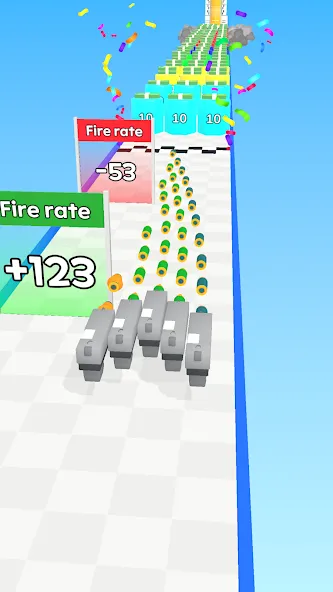 Merge Bullet [MOD: безлимитные деньги и усиленное оружие] (Бесплатно / APK) — скриншот 2