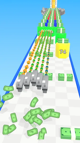 Merge Bullet [MOD: безлимитные деньги и усиленное оружие] (Бесплатно / APK) — скриншот 4