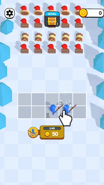 Merge Weapons: Battle Game [MOD: безлимитные деньги и оружие] — Скачать бесплатно (APK) — скриншот 1