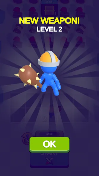 Merge Weapons: Battle Game [MOD: безлимитные деньги и оружие] — Скачать бесплатно (APK) — скриншот 3