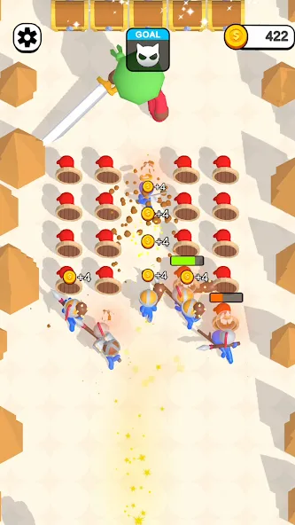 Merge Weapons: Battle Game [MOD: безлимитные деньги и оружие] — Скачать бесплатно (APK) — скриншот 4