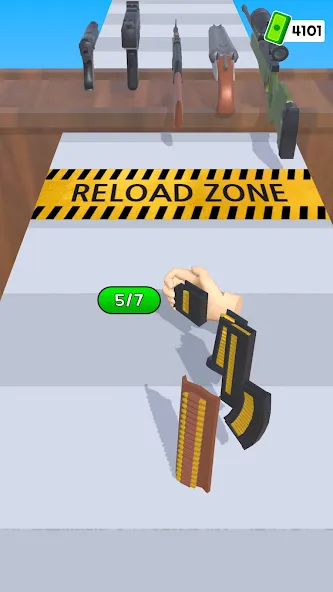 Reload Rush [MOD: безлимитные патроны и быстрая перезарядка] на Андроид — скриншот 2