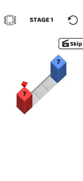 Stack Cube! [MOD: много монет и открыты все уровни] на Андроид — скриншот 1