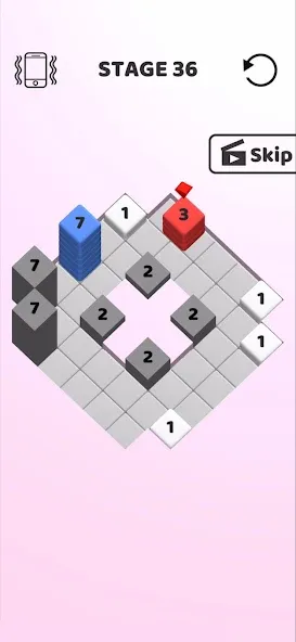 Stack Cube! [MOD: много монет и открыты все уровни] на Андроид — скриншот 3
