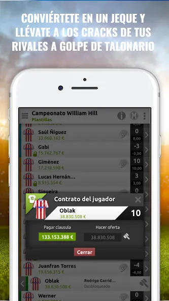 Взломанная futmondo - soccer manager [MOD: безлимитные деньги и ресурсы] на Андроид — скриншот 5