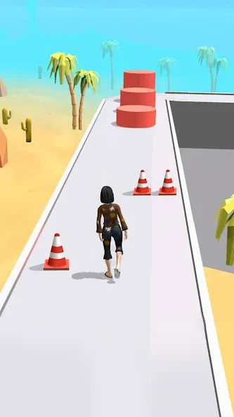 Взломанная Money Run 3D [MOD: безлимитные деньги и все уровни] на Андроид — скриншот 1