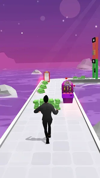 Взломанная Money Run 3D [MOD: безлимитные деньги и все уровни] на Андроид — скриншот 5