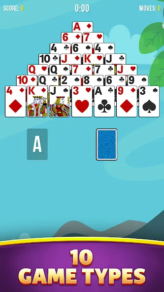 Скачать Solitaire Bliss Collection [MOD: разблокированы все пасьянсы и бонусы] на телефон — скриншот 2