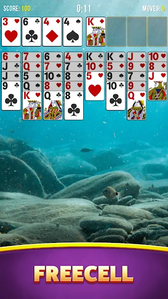 Скачать Solitaire Bliss Collection [MOD: разблокированы все пасьянсы и бонусы] на телефон — скриншот 4