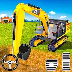 Взломанная Heavy Construction Simulator [MOD: безлимитные деньги и вся техника] на Андроид